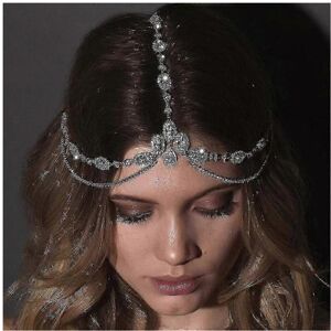 Unbranded Crystal Forehead Band Wedding Bridal Hair Chain Tiara Unbranded Crystal Forehead Band Wedding Bridal Hair Chain Tiara