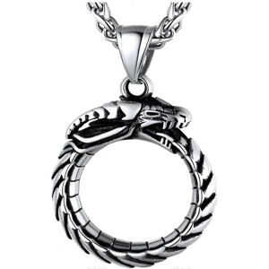 Unbranded 1 PCS Necklaces for Men Women, Retro Black Stainless Steel Animal Pendant Per Unbranded 1 PCS Necklaces for Men Women, Retro Black Stainless Steel Animal Pendant Per