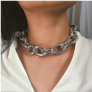 Unbranded Chunky Choker Necklace Cuban Link Chain Necklaces Thick Necklace Chain Punk Jewe Unbranded Chunky Choker Necklace Cuban Link Chain Necklaces Thick Necklace Chain Punk Jewe