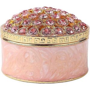 Unbranded Round Jewelry Box Hinge Crystal Enamel Jewelry Ornament Jewelry Ring Storage Box Unbranded Round Jewelry Box Hinge Crystal Enamel Jewelry Ornament Jewelry Ring Storage Box