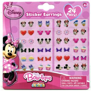 Disney Minnie Mouse Bow-tique Kids 24-Pair Sticker Earrings (Pack of 3) Disney Minnie Mouse Bow-tique Kids 24-Pair Sticker Earrings (Pack of 3)