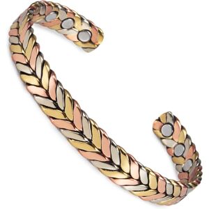 Unbranded Adjustable Therapeutic Copper Bangle - Tri-Color Braided Magnetic Jewelry Unbranded Adjustable Therapeutic Copper Bangle - Tri-Color Braided Magnetic Jewelry