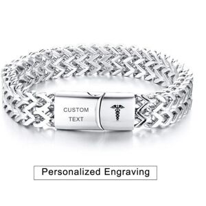 Unbranded (DNR(DO NOT RESUSCITATE)) Medical Alert ID Double Layers Men Bracelet Chain Pers Unbranded (DNR(DO NOT RESUSCITATE)) Medical Alert ID Double Layers Men Bracelet Chain Pers