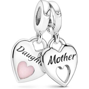 Pandora Double Heart Split Dangle Charm Compatible Moments Bracelets Jewelry f Pandora Double Heart Split Dangle Charm Compatible Moments Bracelets Jewelry f