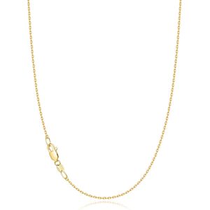 Unbranded (17 Inch, Yellow Gold) HkeDes Solid 18k Gold Over 925 Sterling Silver Chain Neck Unbranded (17 Inch, Yellow Gold) HkeDes Solid 18k Gold Over 925 Sterling Silver Chain Neck