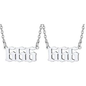 Unbranded (As show, One size) 2 Angel Number Choker Necklace for Women Men, 666 Lucky Numb Unbranded (As show, One size) 2 Angel Number Choker Necklace for Women Men, 666 Lucky Numb