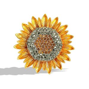 Unbranded (As show, One size) Sunflower Brooch Colorful Rhinestone Lapel Pin Gold Sunflowe Unbranded (As show, One size) Sunflower Brooch Colorful Rhinestone Lapel Pin Gold Sunflowe