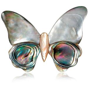 Unbranded (As show, One size) Shell brooch, butterfly brooch from the collection of vintag Unbranded (As show, One size) Shell brooch, butterfly brooch from the collection of vintag