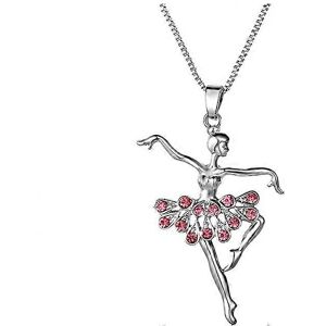 Unbranded (As show, One size) Necklace with pendant in the shape of a star dancer in silve Unbranded (As show, One size) Necklace with pendant in the shape of a star dancer in silve