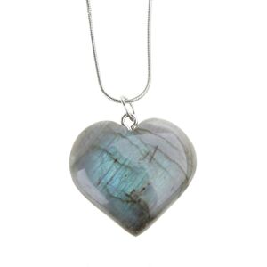 Unbranded (As show, One size) Crystal Stone Heart Necklace Female Temperament Niche Silver Unbranded (As show, One size) Crystal Stone Heart Necklace Female Temperament Niche Silver