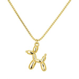 Unbranded (As show, One size) Classic Match Paired Necklace Cute Balloon Dog Stainless Ste Unbranded (As show, One size) Classic Match Paired Necklace Cute Balloon Dog Stainless Ste