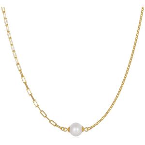 Unbranded Pearl Necklaces With Freshwater Pearl Pendant, 14K Gold Plated Over 925 Sterling Unbranded Pearl Necklaces With Freshwater Pearl Pendant, 14K Gold Plated Over 925 Sterling