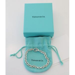 Unbranded Tiffany & Co Sterling Silver Round Rolo Link Bracelet, 7.5 inches Unbranded Tiffany & Co Sterling Silver Round Rolo Link Bracelet, 7.5 inches
