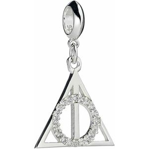 Harry Potter Sterling Silver Crystal Charm Deathly Hallows Harry Potter Sterling Silver Crystal Charm Deathly Hallows