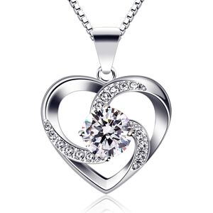Unbranded Women's 925 Sterling Silver "Crazy Love" Pendant Necklace Unbranded Women's 925 Sterling Silver "Crazy Love" Pendant Necklace