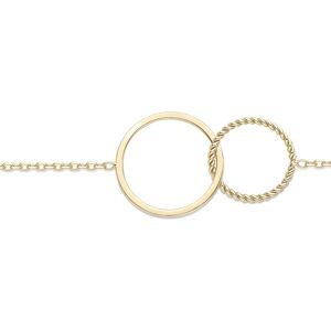 Jewelco London Ladies 9ct Yellow Gold Rope Twist Square Tube Chinese Rings Charm Jewelco London Ladies 9ct Yellow Gold Rope Twist Square Tube Chinese Rings Charm