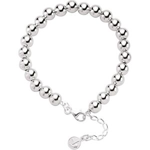 Jewelco London Ladies Sterling Silver Polished Ball Bead Bracelet 9mm 7.5 inch - Jewelco London Ladies Sterling Silver Polished Ball Bead Bracelet 9mm 7.5 inch -
