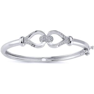 Jewelco London Girls Sterling Silver Cubic Zirconia Horse Snaffle Loop Baby Bang Jewelco London Girls Sterling Silver Cubic Zirconia Horse Snaffle Loop Baby Bang