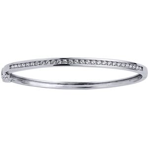 Jewelco London Girls Sterling Silver Cubic Zirconia Eternity Baby Bangle Bracele Jewelco London Girls Sterling Silver Cubic Zirconia Eternity Baby Bangle Bracele