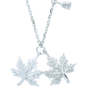 Jewelco London Ladies Sterling Silver Pear Cubic Zirconia Canada Maple Leaf Char Jewelco London Ladies Sterling Silver Pear Cubic Zirconia Canada Maple Leaf Char