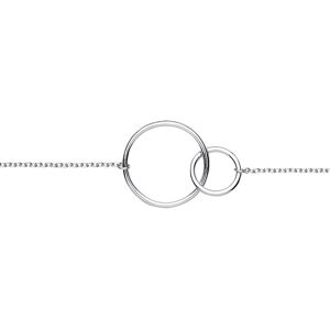 Jewelco London Ladies Sterling Silver Chinese Linking Rings Charm Bracelet 6 inc Jewelco London Ladies Sterling Silver Chinese Linking Rings Charm Bracelet 6 inc