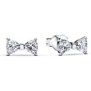 Unbranded Brand Sterling Silver Sparkling Small Bow Stud Earrings 293542C01 Unbranded Brand Sterling Silver Sparkling Small Bow Stud Earrings 293542C01