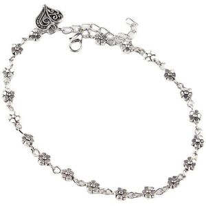 Kikidex (As show, One size) Anklet for Women Girls Silver Bead Chain Ankle Bracelet Bare Kikidex (As show, One size) Anklet for Women Girls Silver Bead Chain Ankle Bracelet Bare