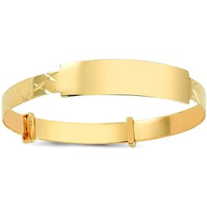 Jewelco London Solid 9ct Yellow Gold Diamond Cut ID 5mm Expanding Baby Bangle Br Jewelco London Solid 9ct Yellow Gold Diamond Cut ID 5mm Expanding Baby Bangle Br