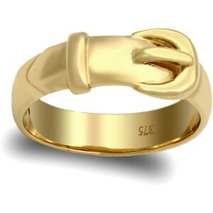 (R) Jewelco London Men's Solid 9ct Yellow Gold Single Buckle Ring (R) Jewelco London Men's Solid 9ct Yellow Gold Single Buckle Ring