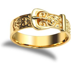 (R) Jewelco London Men's Solid 9ct Yellow Gold Single Buckle Ring (R) Jewelco London Men's Solid 9ct Yellow Gold Single Buckle Ring