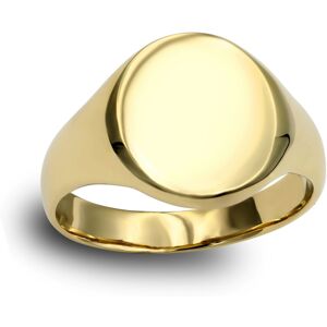 (R) Jewelco London Men's Solid 9ct Yellow Gold Oval Signet Ring (R) Jewelco London Men's Solid 9ct Yellow Gold Oval Signet Ring
