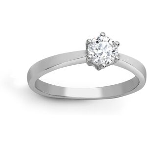 (N) Jewelco London Ladies Solid Platinum 6 Claw Set Round G SI1 0.25ct Diamond S (N) Jewelco London Ladies Solid Platinum 6 Claw Set Round G SI1 0.25ct Diamond S