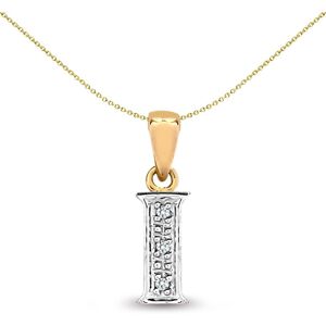 Jewelco London 9ct Yellow Gold Pave Set Round H I2 0.02ct Diamond Identity Daint Jewelco London 9ct Yellow Gold Pave Set Round H I2 0.02ct Diamond Identity Daint