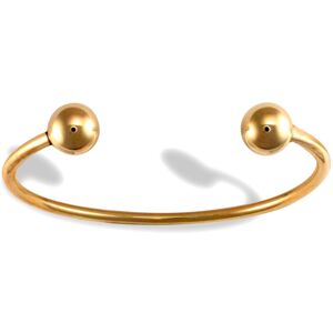 Jewelco London Men's Solid 9ct Yellow Gold Torque 3mm Bangle Bracelet - JBG102 Jewelco London Men's Solid 9ct Yellow Gold Torque 3mm Bangle Bracelet - JBG102