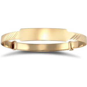 Jewelco London Solid 9ct Yellow Gold ID 3mm Expanding Baby Bangle Bracelet - JKB Jewelco London Solid 9ct Yellow Gold ID 3mm Expanding Baby Bangle Bracelet - JKB