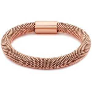 Jewelco London Rhodium Coated Sterling Silver Beaded Magnetic Popcorn Bracelet - Jewelco London Rhodium Coated Sterling Silver Beaded Magnetic Popcorn Bracelet -