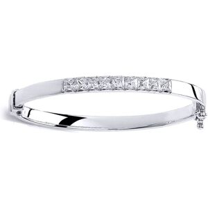 Jewelco London Girls Sterling Silver Princess Cut Cubic Zirconia Eternity Baby B Jewelco London Girls Sterling Silver Princess Cut Cubic Zirconia Eternity Baby B