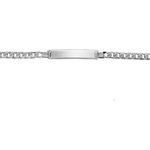Jewelco London Ladies Sterling Silver Curb ID Identity ID Identity Bracelet 6mm Jewelco London Ladies Sterling Silver Curb ID Identity ID Identity Bracelet 6mm
