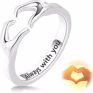 Unbranded Exquisite 925 Sterling Silver Hug Ring Adjustable And Unique Wide Unbranded Exquisite 925 Sterling Silver Hug Ring Adjustable And Unique Wide