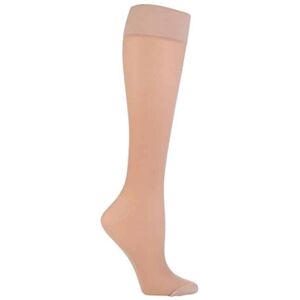 Sock Shop (4-7, Natural) SockShop - 1 Pack Ladies 18 mmHg Graduated Compression Travel Fli Sock Shop (4-7, Natural) SockShop - 1 Pack Ladies 18 mmHg Graduated Compression Travel Fli