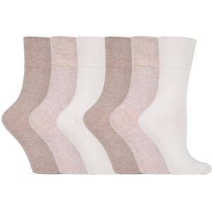 IOMI (4-8 UK, Cream) Ladies 6 pack non elastic diabetic socks with hand linked toe se IOMI (4-8 UK, Cream) Ladies 6 pack non elastic diabetic socks with hand linked toe se