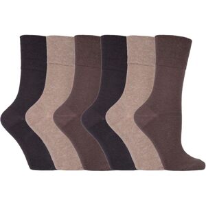 IOMI (4-8 UK, Brown) Ladies 6 pack non elastic diabetic socks with hand linked toe se IOMI (4-8 UK, Brown) Ladies 6 pack non elastic diabetic socks with hand linked toe se