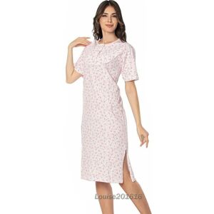 Louise201616 (NS-20-2, L) 100% cotton Ladies Chemise Night Shirt Women Nightdress Nighties Su Louise201616 (NS-20-2, L) 100% cotton Ladies Chemise Night Shirt Women Nightdress Nighties Su