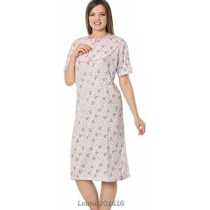 Louise201616 (NS-20-5, M) 100% cotton Ladies Chemise Night Shirt Women Nightdress Nighties Su Louise201616 (NS-20-5, M) 100% cotton Ladies Chemise Night Shirt Women Nightdress Nighties Su