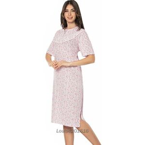 Louise201616 (NS-20-4, L) 100% cotton Ladies Chemise Night Shirt Women Nightdress Nighties Su Louise201616 (NS-20-4, L) 100% cotton Ladies Chemise Night Shirt Women Nightdress Nighties Su