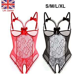 Olymdo (Black, S) Women Sexy Lingerie Babydoll Open Bra Crotchless Underwear Nightwear Olymdo (Black, S) Women Sexy Lingerie Babydoll Open Bra Crotchless Underwear Nightwear