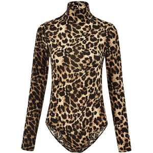 Unbranded Women Leopard Bodysuit Tops Autumn Turtleneck Long Sleeve Bodycon Skinny Bodysui Unbranded Women Leopard Bodysuit Tops Autumn Turtleneck Long Sleeve Bodycon Skinny Bodysui