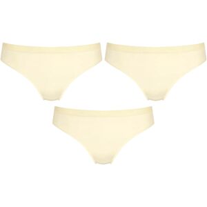 (XS) 3x Sloggi Wow Comfort 2.0 Tai Womens Underwear Panties Bikini Briefs Ecru W (XS) 3x Sloggi Wow Comfort 2.0 Tai Womens Underwear Panties Bikini Briefs Ecru W