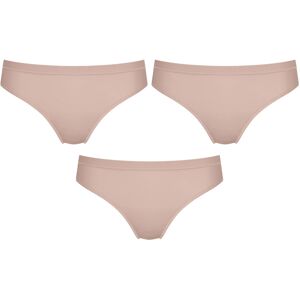 (XS) 3x Sloggi Wow Comfort 2.0 Tai Womens Underwear Bikini Briefs Foundation Nud (XS) 3x Sloggi Wow Comfort 2.0 Tai Womens Underwear Bikini Briefs Foundation Nud