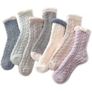 Unbranded 7 Pairs Womens Fuzzy Socks Slipper Soft Fleece Comfy Home Stocking Unbranded 7 Pairs Womens Fuzzy Socks Slipper Soft Fleece Comfy Home Stocking